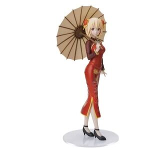 Sega Luminasta Chisato Nishikigi Lycoris Recoil Figure Red Dress New Anime